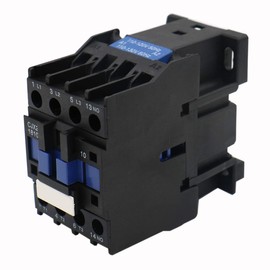 Baomain 3-Pole AC Contactor CJX2-1810 – 110VAC Coil, 3NO+1NO Auxiliary, 660V 3-Phase, DIN Rail Mount