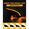 NEIFILES LED Side Mirror Puddle Light Sequential Turn Signal Lights