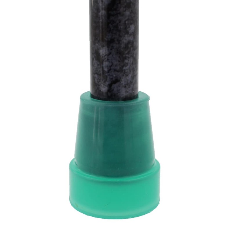 2Pcs: 19mm 3/4" Glow Green in the Dark Rubber Ferrules