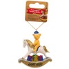 Suki Christmas Rocking Horse Glittered Christmas Tree Decoration - Customise