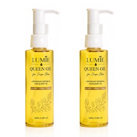LumieQueen Oil for Crepe Skin, Botanical Body Oil(2pcs)