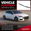 XQSMWF Front Passenger Right Side Chrome Fender Garnish Molding Trim