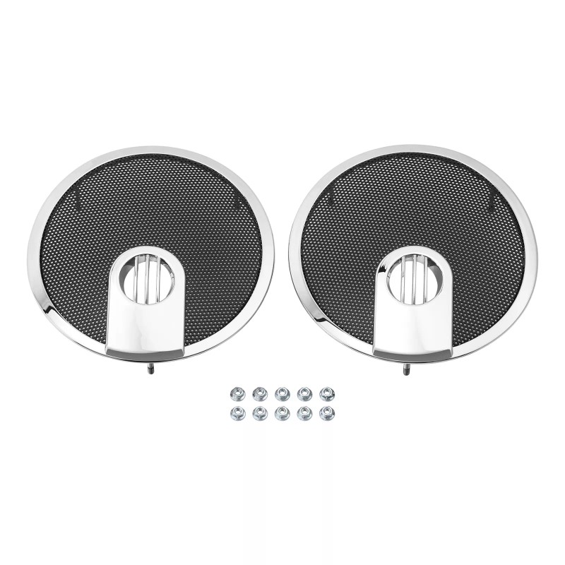 TCMT 6.5" Saddlebag Speaker Lid Grills Fit For Indian Chieftain