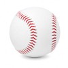 Plain White PU Baseball – Unbranded Synthetic Leather Baseball with
