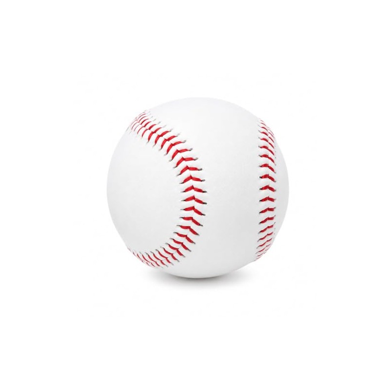 Plain White PU Baseball – Unbranded Synthetic Leather Baseball with