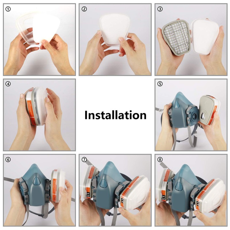 AONELAS Zelbuck 6 Pcs Replaceable Electrostatic Cotton Filters - 5