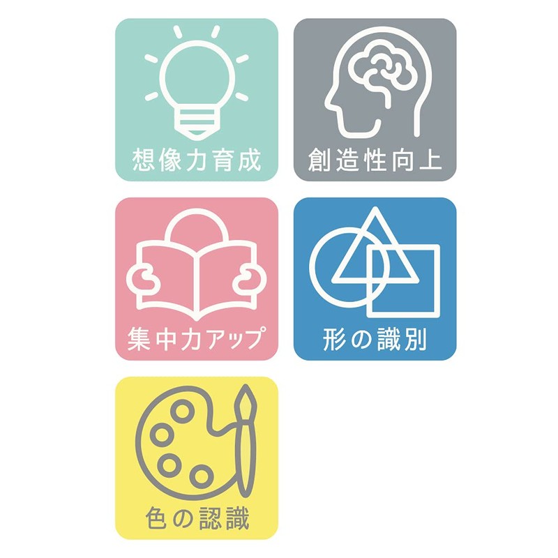 Devica 113018 Ikumoku Training Puzzle, Educational Puzzle, Hexagon, 14 Pieces,