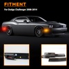 ZDEERAOTO Red LED Front & Rear Fender Side Marker Lights