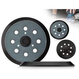 KAPSING Pack of 2 5 inch/12.7 cm Sanding Discs, Sanding Disc, 8 Hole Compatible with Makita Random Orbital Sander, Orbital Sander BO5021/BO5041/BBO180/DBO180/MT924