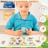 Set of 2 Wooden Puzzles 1 Year, Wooden Puzzle from