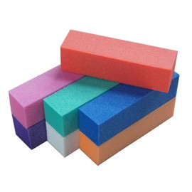 minkissy Professional Nail 6 Sanding Blocks 6 Polishing Strips Nail File Buffer Set