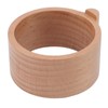 Disposable Aluminum Foils Lids Coffee Capsule Cups with Wooden Stand