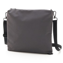 [QUARE] サコッシュ ショルダーバッグ バッグ ナイロン メンズ レディース 防水 a4 カバン ポーチ 斜めがけバッグ 肩掛けバッグ 財布機能付き 軽量 (グレー)