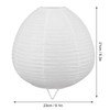 Lantern Table Paper Lamp Warm Light E14 Bulb Simple Installation