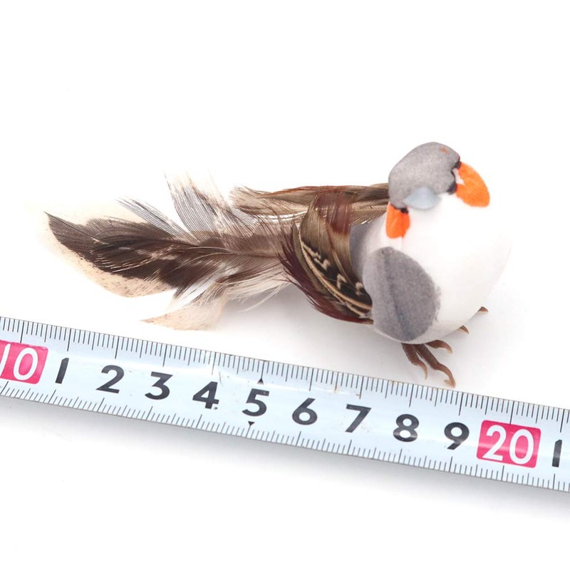 Shiwaki Pack of 12 V?Gel Figures Artificial Foam Feather V?Gel