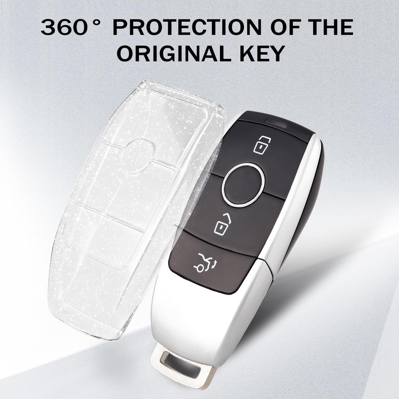 OFF WE GO Car Key Case Cover for Benz Class
