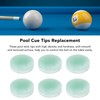 6pcs Billiard Pool Cue Tips 14mm Crystal Pool Cue Tips