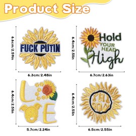 15Pcs Positive Affirmations Iron on Patches, Campus Theme Embroidered Patch, Jacket Patches Iron on