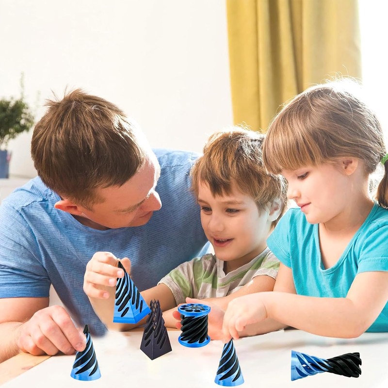 3 Packs Impossible Cone, Spiral Cone Fidget Toy, 3D Printed