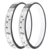 SKMYL Adhesive Measuring Tapes,Steel Self Tape Measure,1/2" Wide Imperial &