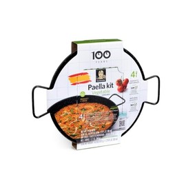 Carmencita. Vegetable Paella Kit with Saffron. Includes enameled pan. 472g (16.65oz). 4 servings