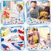 32 Pcs Aircraft Puzzle Erasers - 3D Take Apart Rocket