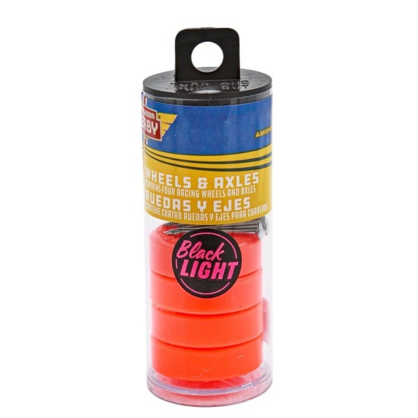 Pinewood Derby Orange Wheel & Axles Boy Scouts of America