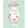 Easter Card, Happy Easter to a Special Daughter Floral -