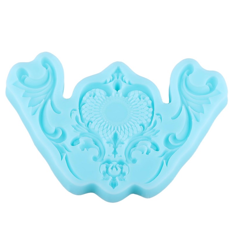 Baroque Style Silicone Molds Curlicues Scroll Lace Fondant Molds