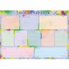 PRICARO A4 25 Sheets Multi Coloured Splash Weekly Planner -