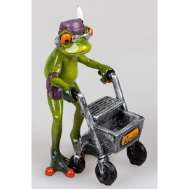 Formano Frog Pensioner Light Green, Approx. 16 cm