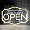 RuCvixkt Open Neon Signs for Business, Adjustable Brightness Come in