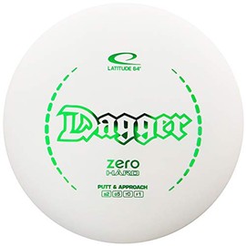 Latitude 64 Zero Line Hard Dagger Putt & Approach Golf Disc [Colors may vary] - 173-176g