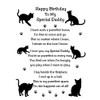 from The Cat Verse Poem Birthday Card (White, Special Daddy)