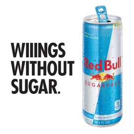 Red Bull Energy Drink, Sugar Free, 12 Fl Oz, 24 Cans