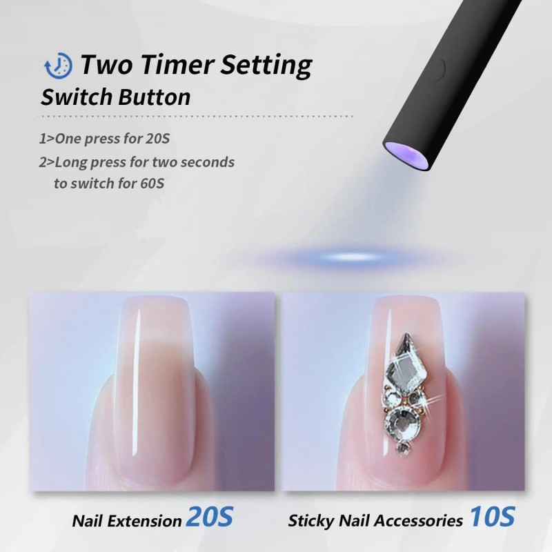 High Quality Portable 120W UV LED Nail Lamp Mini Stand