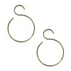 TVETE [Set of 2, Gold] S-Shaped Hook, Twist, S-Shaped Hanger,