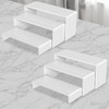 SOVQUEST 6 PCs Risers Display Stands 3 Tiers Desktop Acrylic