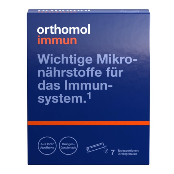 Orthomol Immun Vitamin Granules Orange 7 pack