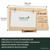 CONTRAXT Cadre Photo with Pinces en Bois. Cadeau Original Carte