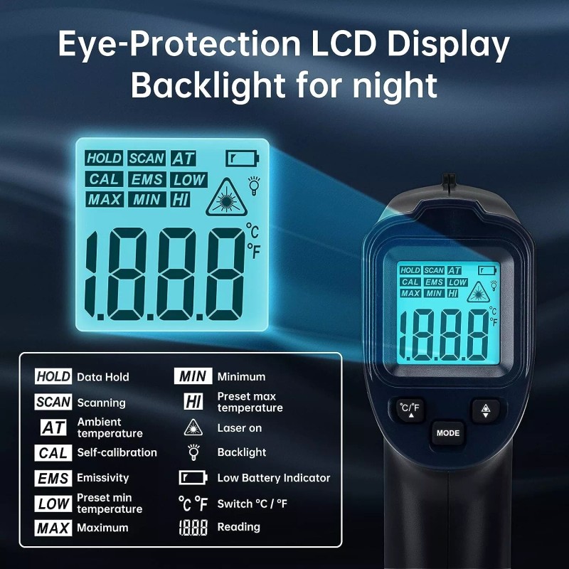 Erichill ERICKHILL Infrared Thermometer