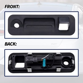 HiSport 81260-C1010 Rear Outside Trunk Lid Lock Handle Compatible with Hyundai Sonata 2015 2016 2017 with Rear Camera Hole Replacement for 81260C1010 Rear Tail Gate Trunk Hatch Release Handle Button
