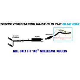 Northeastern Exhaust | Stainless Steel Exhaust Tail Pipe Compatible for 2015-2019 Ford Transit-250 3.7L | Free Clamp Included | Automotive Replacement Part