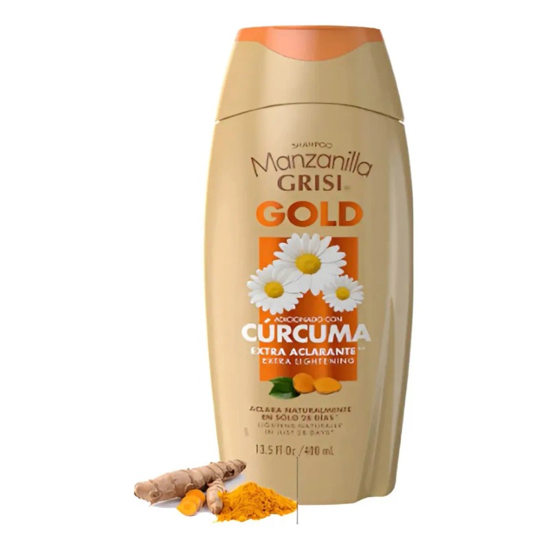 Kit Aclarante Grisi Crema Facial Shampoo Curcuma Loción