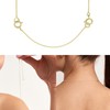 Gold Necklace Extenders,14K Gold Chain Extenders with Round Clasp, Durable