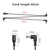 GELRHONR Daisy Chain Power Cable,1 to 3 Way Daisy Chain