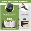 Mdkave Heavy Duty Gate Hinges,270° Solid Double Layer Folding Butt