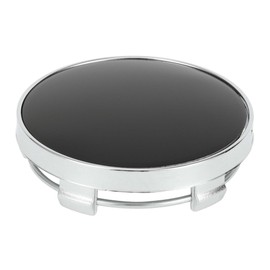 A ABSOPRO Hub Cap, 60 mm, Universal Wheel Hub Caps, Rim Caps, for Wheel Hubs, Car Accessories, Black