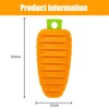Vegetable Scrubber, Potato Scrubbing Brush Carrot Shape Hanging Vegetable Brush