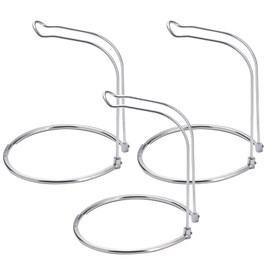SATOMO Reel Stand Set of 3 Assembly, Fishing, Spinning Reel, Bait Reel, Storage and Storage with Allen Key (Silver)